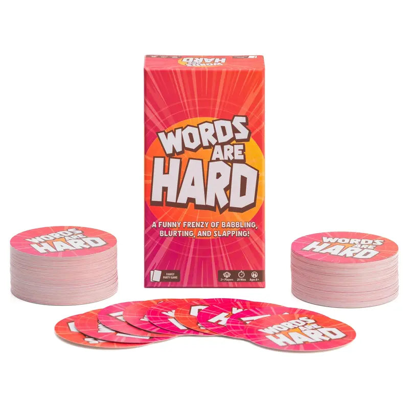 Words Are Hard - Fast Family Card Game! – Christmas Gift Party Card Game Christmas For Kids, Friends and Families for Game Night