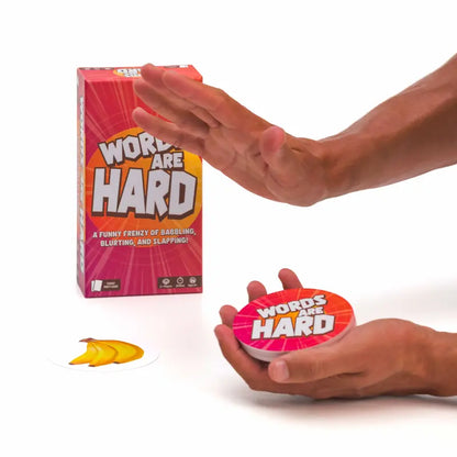 Words Are Hard - Fast Family Card Game! – Christmas Gift Party Card Game Christmas For Kids, Friends and Families for Game Night